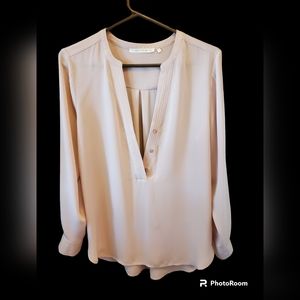 Violet + Claire Blush Pink Blouse, Medium